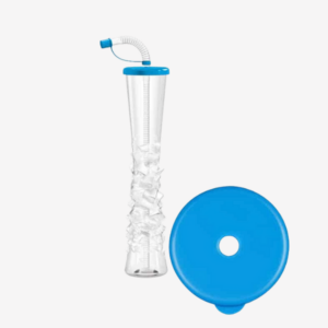 Slushice rør inkl. blå låg, usamlet, 500 mL