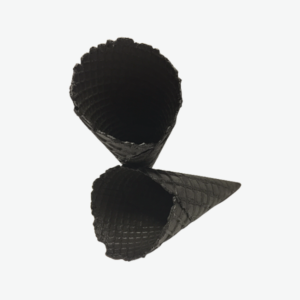 Lakrids vaffel, sort, 58x150 mm