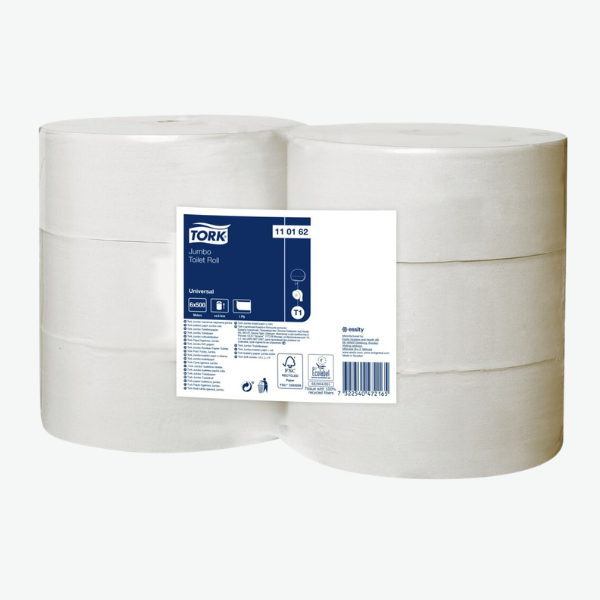 Tork T1 Advanced Toiletpapir 1/L, 500 m. 6 stk.