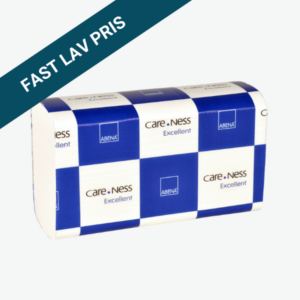 Håndklædeark, 2-lags, Z-fold, 24x20,6cm, hvid, 4.000 stk.