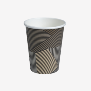 Kaffebæger, Lines, 24 cl, Ø8cm, pap/PE, 50 stk.