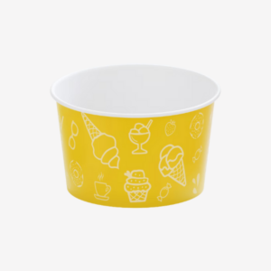 NIC isbæger, gul, 160 ml, 200 stk.