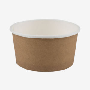 Isbæger, 170 ml, brun/hvid, 50 stk.