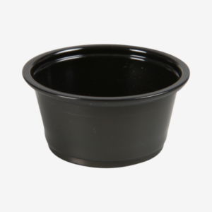 Portionsbæger, 60ml, sort, Ø6,2cm, 125 stk.