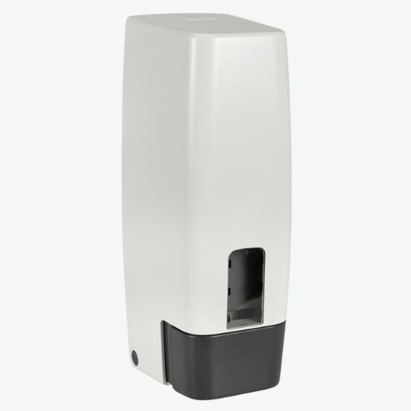 Dispenser til sæbe/desinfektion (1000ml), hvid, 100% genbrugsplast