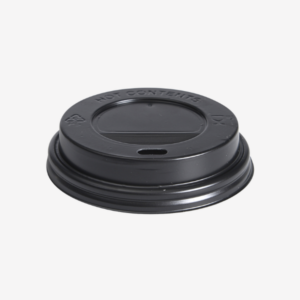 Låg til kaffekop, sort, Ø8 cm, 100 stk.