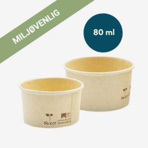 Isbæger, bambus, BIO, 80 mL, 250 stk.