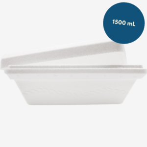 Termobox til is m/låg, Kristalgel, hvid, 1500 mL, 60 stk.