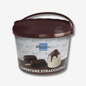 Stracciatella overtræk, 5 kg.
