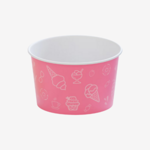 NIC isbæger, rosa, 230 ml, 180 stk.