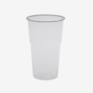 Plastglas, 30 cl, klar, PET, Ø78mm, 50 stk.
