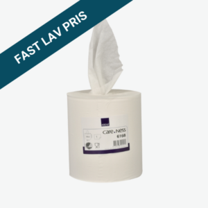 Håndklæderulle, 1-lags, hvid, uden hylse, 320m x 20cm, Ø18,5 cm, 6 ruller