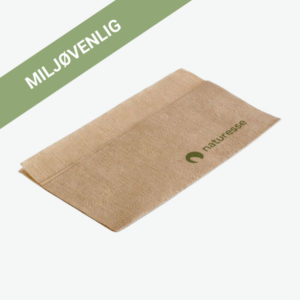 Servietter, brun, 32x33cm, 1-lags, 1/8 fold, 7.200 stk.