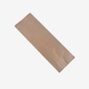 Franskbrødsposer, 16x45cm, brun, papir, 500 stk.