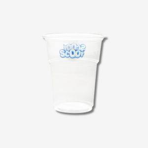 Scoop plastglas, 200 ml, 100 stk.