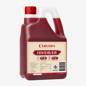 Cervera Hindbær saft, 2 ltr.